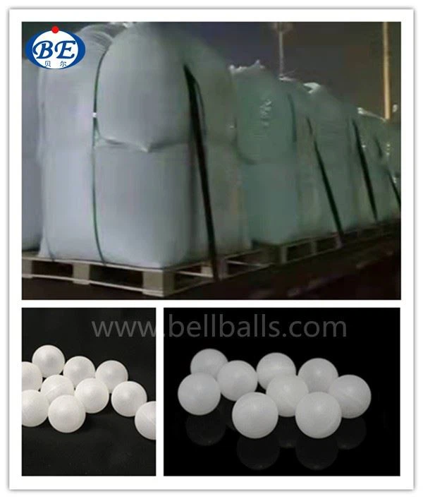 Non Polished White Polypropylene Floating Spheres